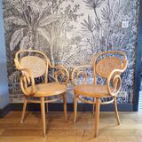 2 armchairs n°11 design Michael Thonet for ZPM Radomsko