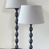Paire lampes bobines ikea vintage