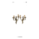 Pair of bronze wall sconces