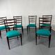 Mid-Century Modernist Danish Teak Dining Chairs 1950s, Set of 6
