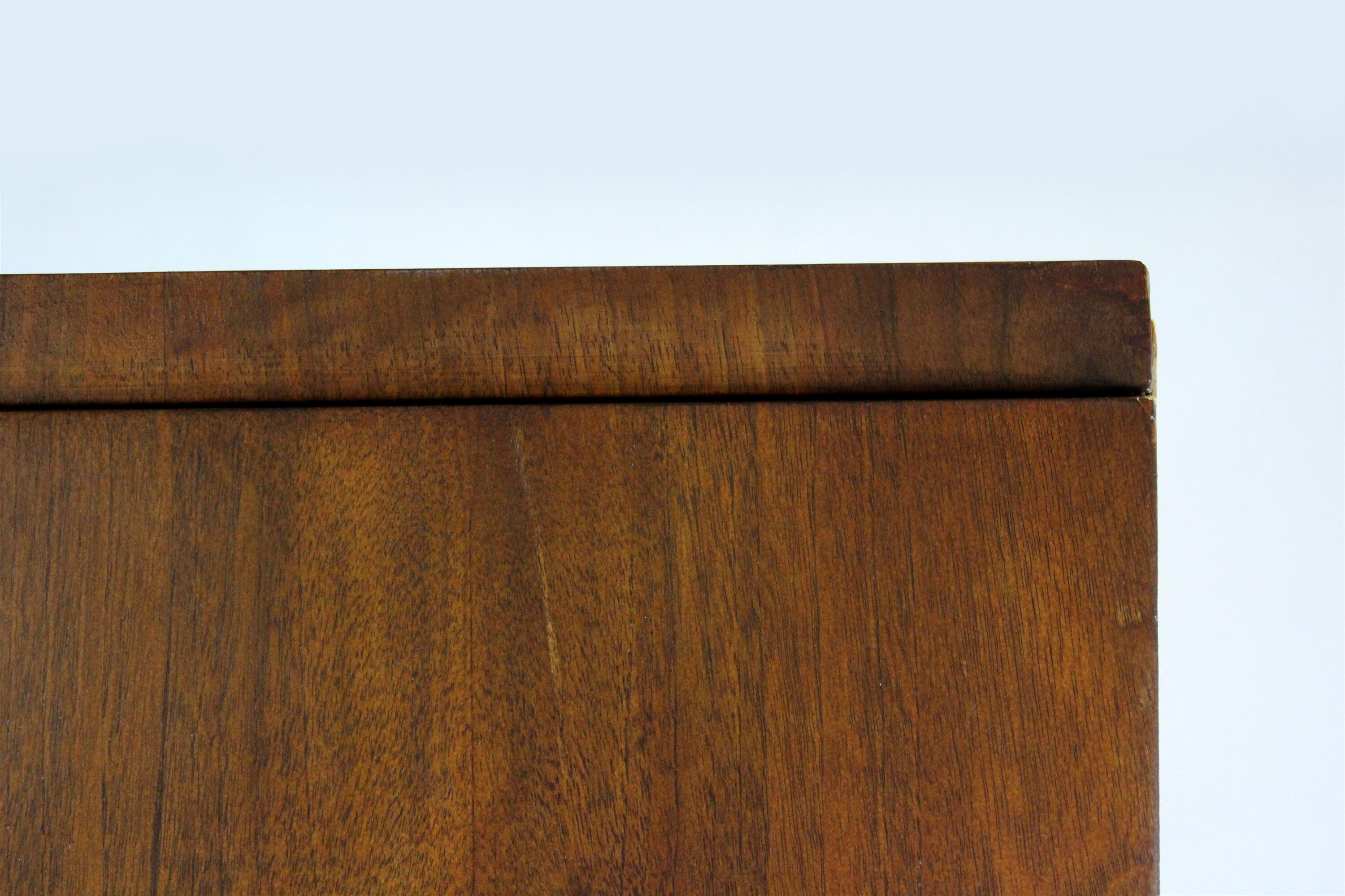 Bauhaus chromed tubular steel and walnut wardrobe, 1930s