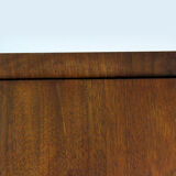 Bauhaus chromed tubular steel and walnut wardrobe, 1930s