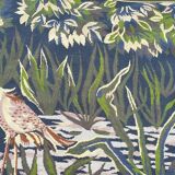 Contemporary seventies tapestry