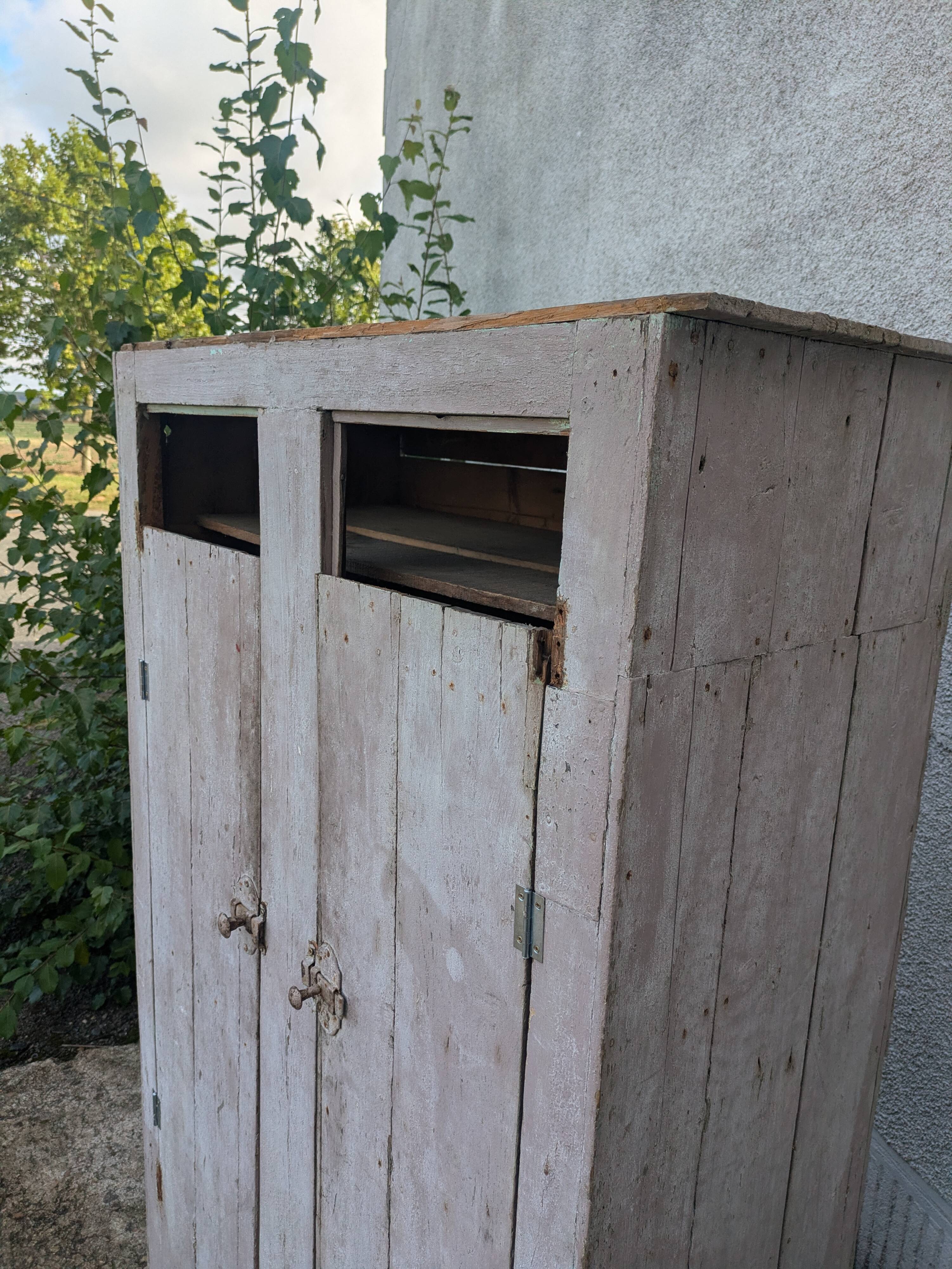 Small patinated cabinet