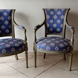 pair of Directoire armchairs