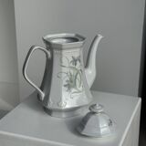 Mitterteich Bavaria teapot with blue lily pattern
