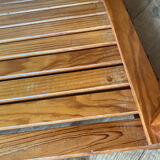 Pine slatted coffee table