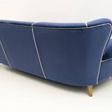 Canapé Art Déco Guglielmo Ulrich en Velours, Italie, 1940s