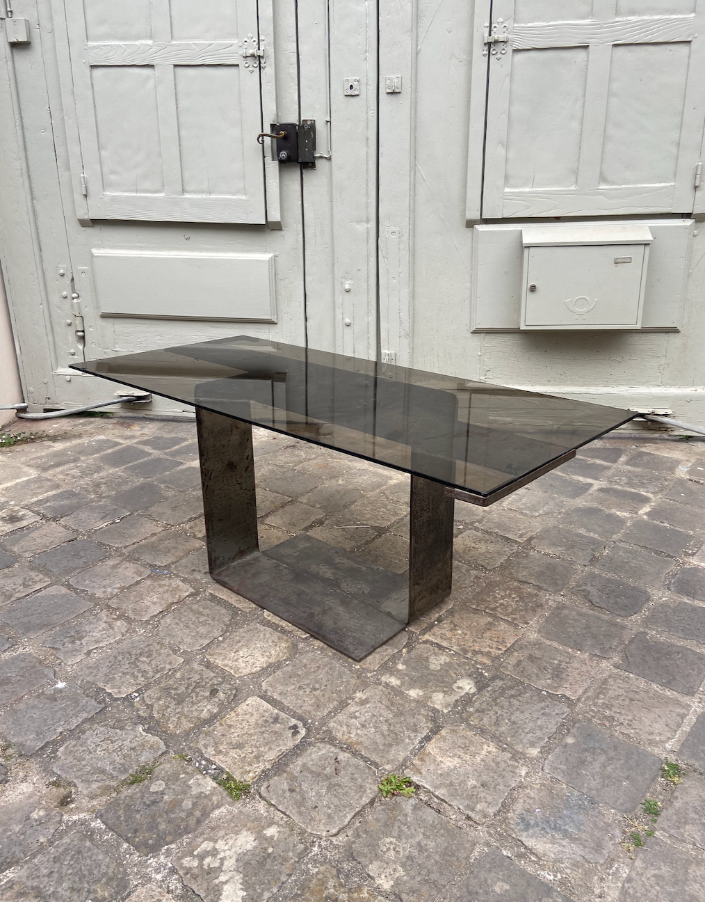 Artisanal Italian coffee table 1970