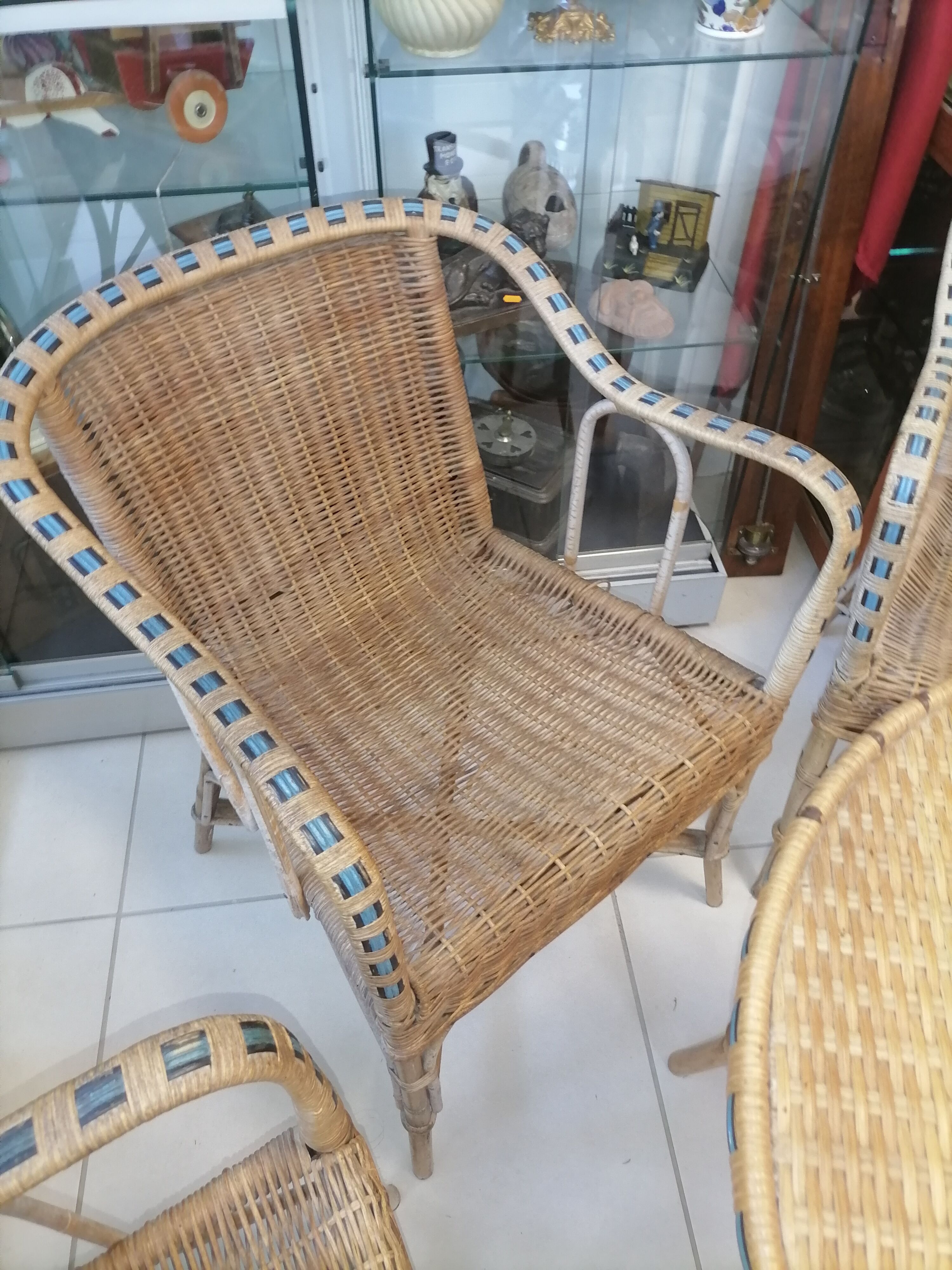 Garden rattan living room