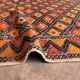 Berber kilim zammour rug - 314 x 158 cm
