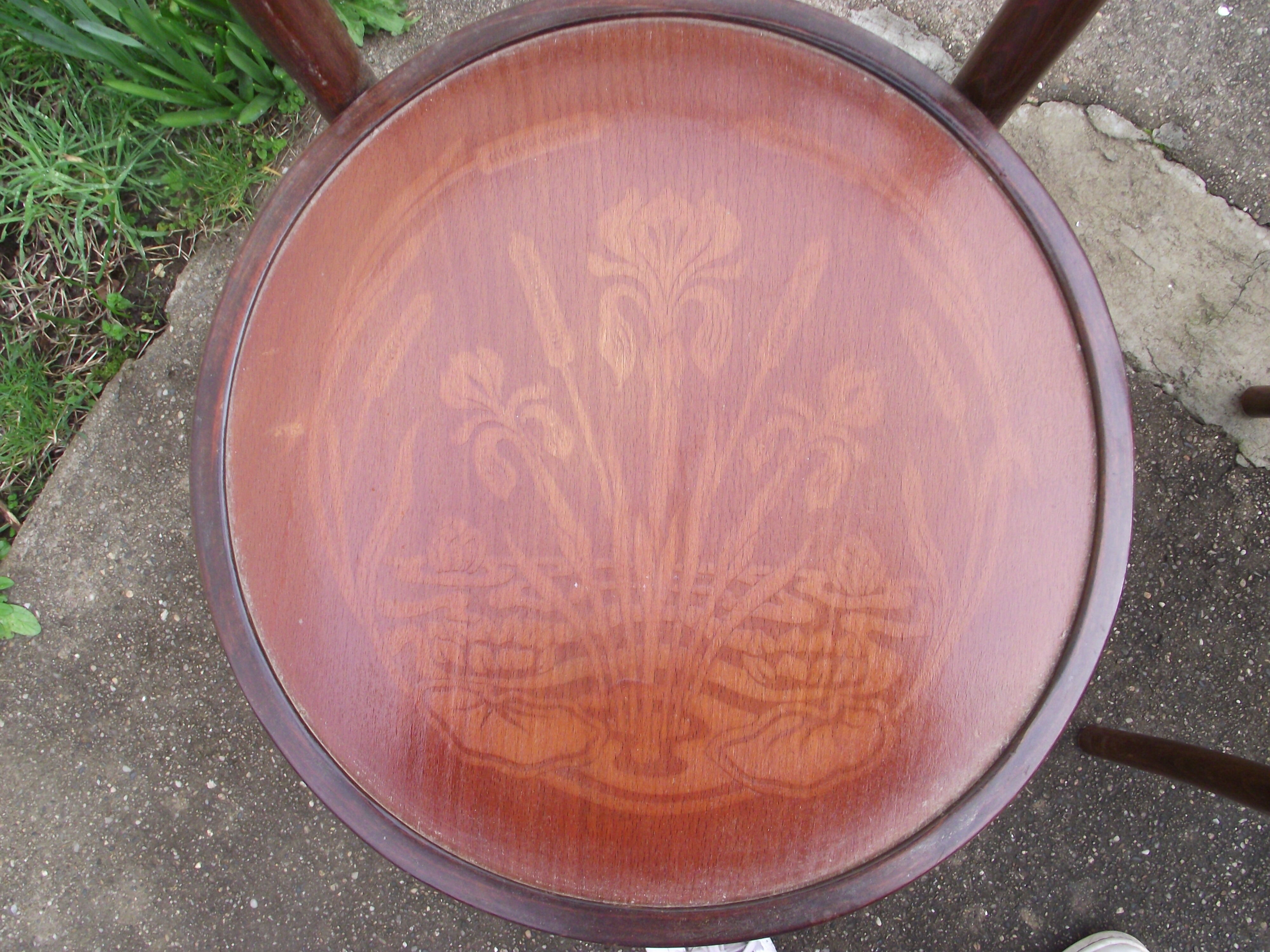 Pair lounge chairs wood from the 50/60