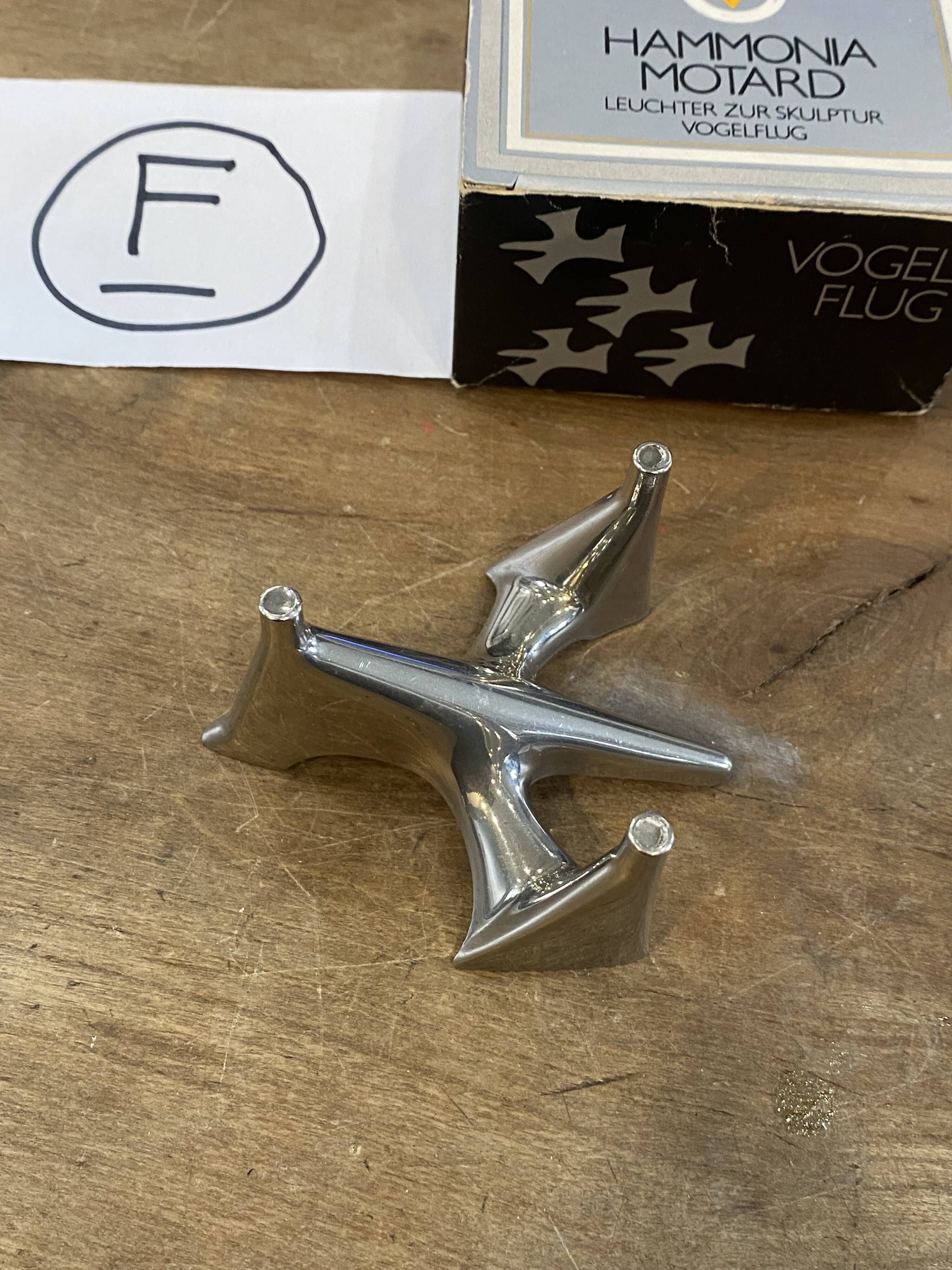 1 modular candlestick VOGELFLUG HAMMONIA MOTORCYCLE style NAGEL BMF vintage 70s F