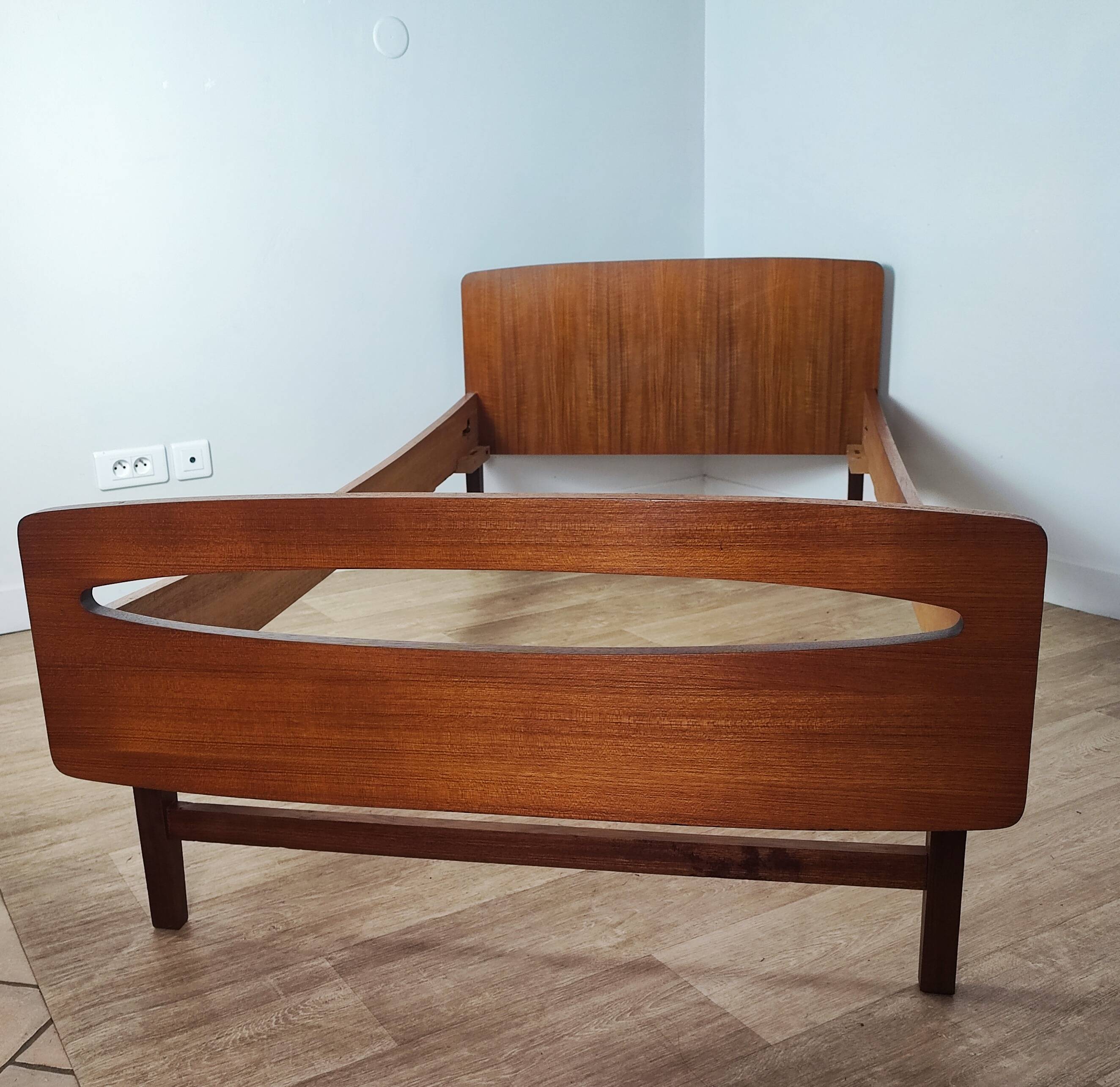 Vintage Scandinavian style bed