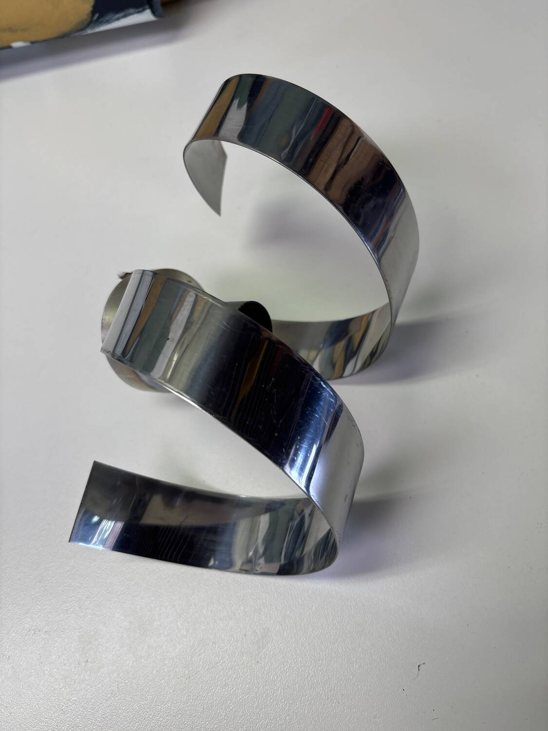 Pair of vintage 70s chrome wall lights