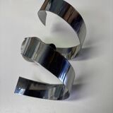 Pair of vintage 70s chrome wall lights