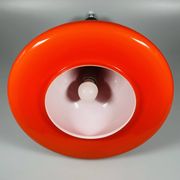 1960s/70s UFO Ceiling Lamp Hanging Lamp by Doria Leuchten Glass Space Age
