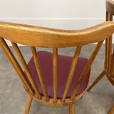 Pair of Baumann Menuet chairs from the 60s