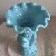 Antique Blue Opaline Hand Vase – Portieux Vallerysthal