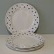 Set of 4 flat plates, Boch la Louvière Belgium 1960s