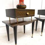 Pair of vintage bedside tables