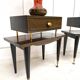 Paire de tables de chevet vintage
