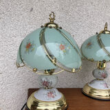 Paire lampe Tiffany tactiles