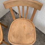 Suite of 4 chairs bistro Baumann 1967