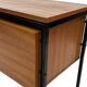 Meuble TV vintage petit format, placage teck, années 1960