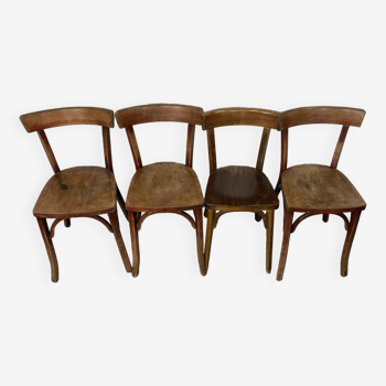 4 chaises bistrot Baumann