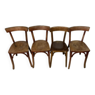 4 chaises bistrot Baumann