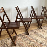 4 folding chairs 1960