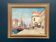 Swedish Oil on  panel - "Venice II" by Knut Norman - Vintage- 51 × 43 cm