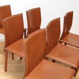 Suite de 6 chaises design de salle à manger