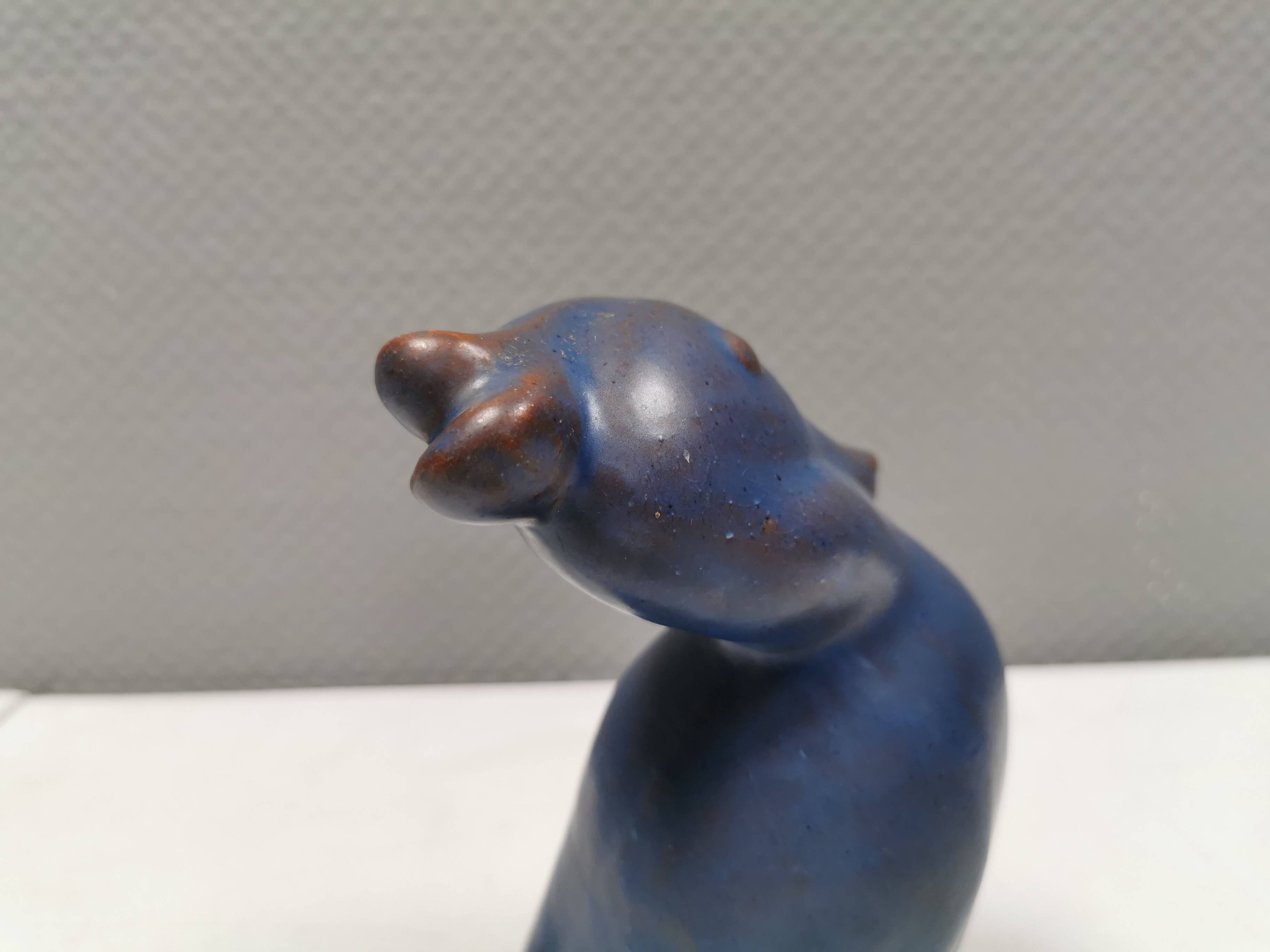 Very beautiful ceramic duck/wading bird, Danish and from the 1970-80s.