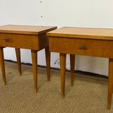 Pair of vintage bedside tables
