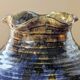 Lucien Talbot-Foucher La Borne vase in blue-brown glazed stoneware