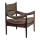 Années 1970, design danois par Kristian Vedel, fauteuil à dossier haut modèle "Modus".