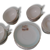 Nice lot of 8 cups and cups to coffee Orchies mill of wolves.