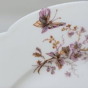 8 Superbes Assiettes Anciennes XIXème Décor Aux Oiseaux Sur Des Branches