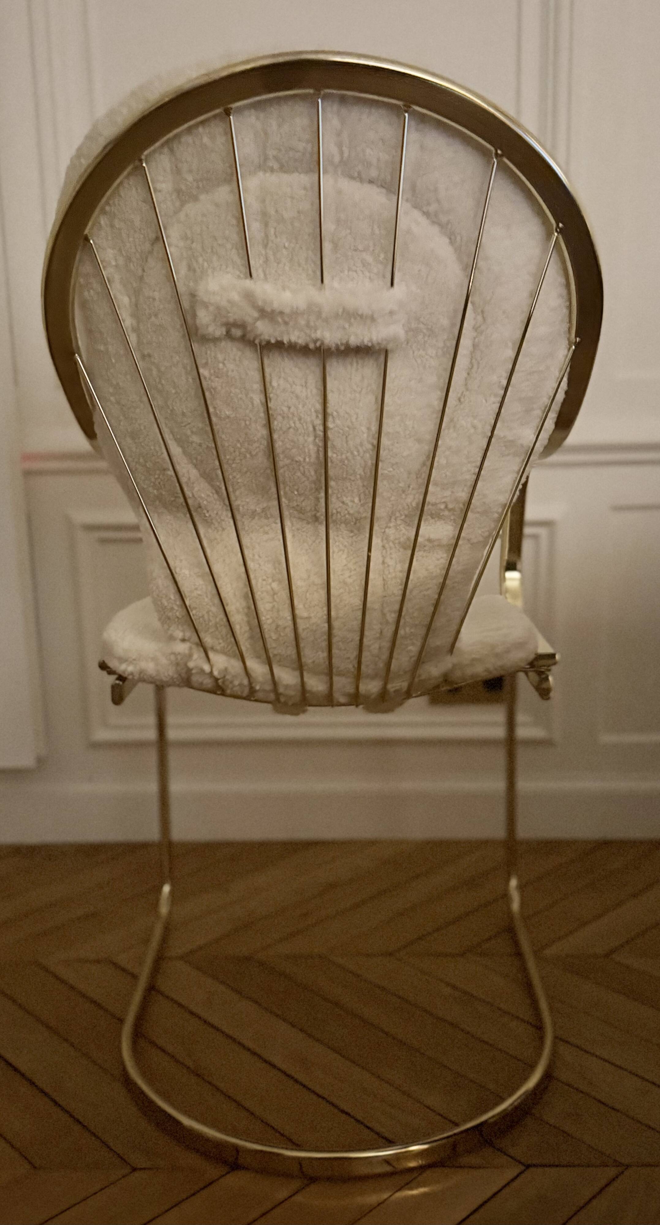 Pair of Gastone Rinaldi chairs, 1970s.