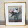 Old framed pastel painting signed – S. Beaujeu Dufour – Bouquet