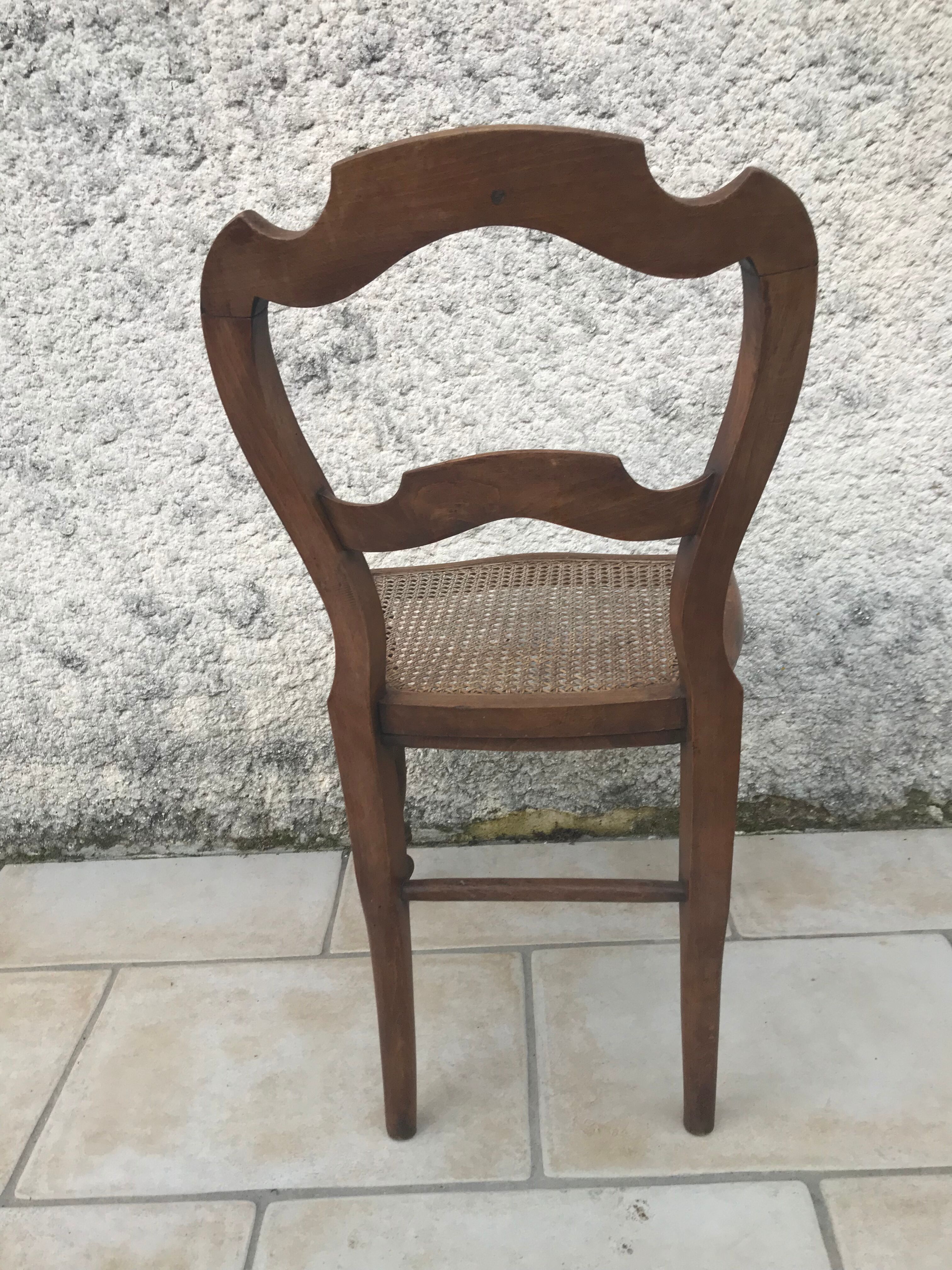 6 old Louis Philippe chairs