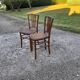 Paire de chaises de bistrot bois