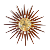 Sunburst vintage clock