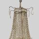 Louis XV style basket chandelier with 20th century tassels