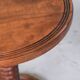Turned Oak Mid-Century French Pedestal or Side Table