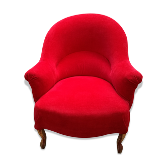 Armchair raspberry red Toad
