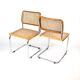 Paire de chaises B32 de Breuer
