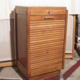Oak furniture with roll holder from the 1950s